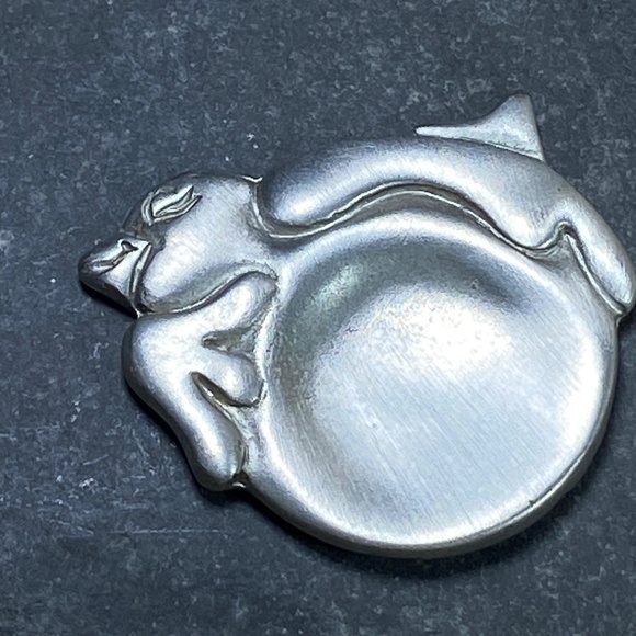 Pewter Worry Bird vintage - Picture 4 of 9